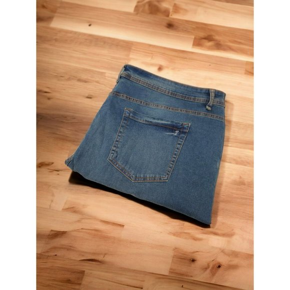 NWT The Perfect Jean NYCSlim Fit Cowboy‎ Blue Denim Jeans Size 46 X 34 Stretch